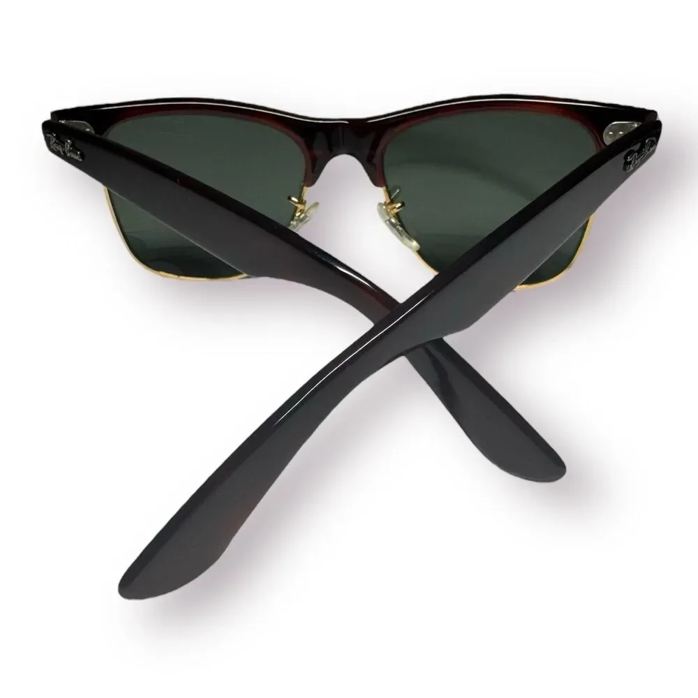 Ray-Ban B&L Wayfarer Max Sunglasses Tortoise‎ Frames Vintage USA Rare